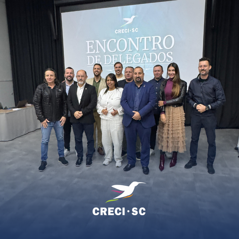 Reunião de Delegados Microrregionais reforça união e fortalece o mercado imobiliário catarinense 1 creci-sc.gov.br