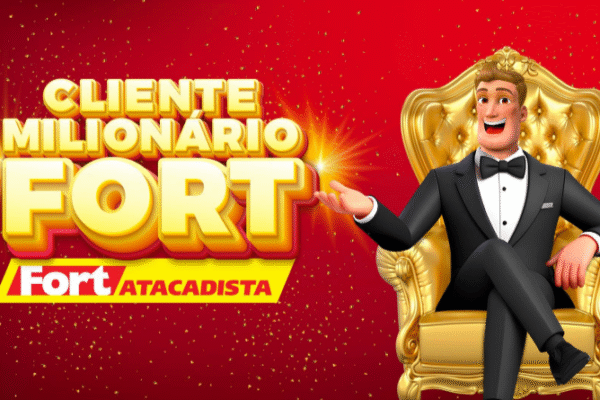 Fort Atacadista lança promoção “Cliente Milionário” com sorteio de R$ 1 milhão e mais de 40 prêmios diários Cliente Milionario Fort Atacadista